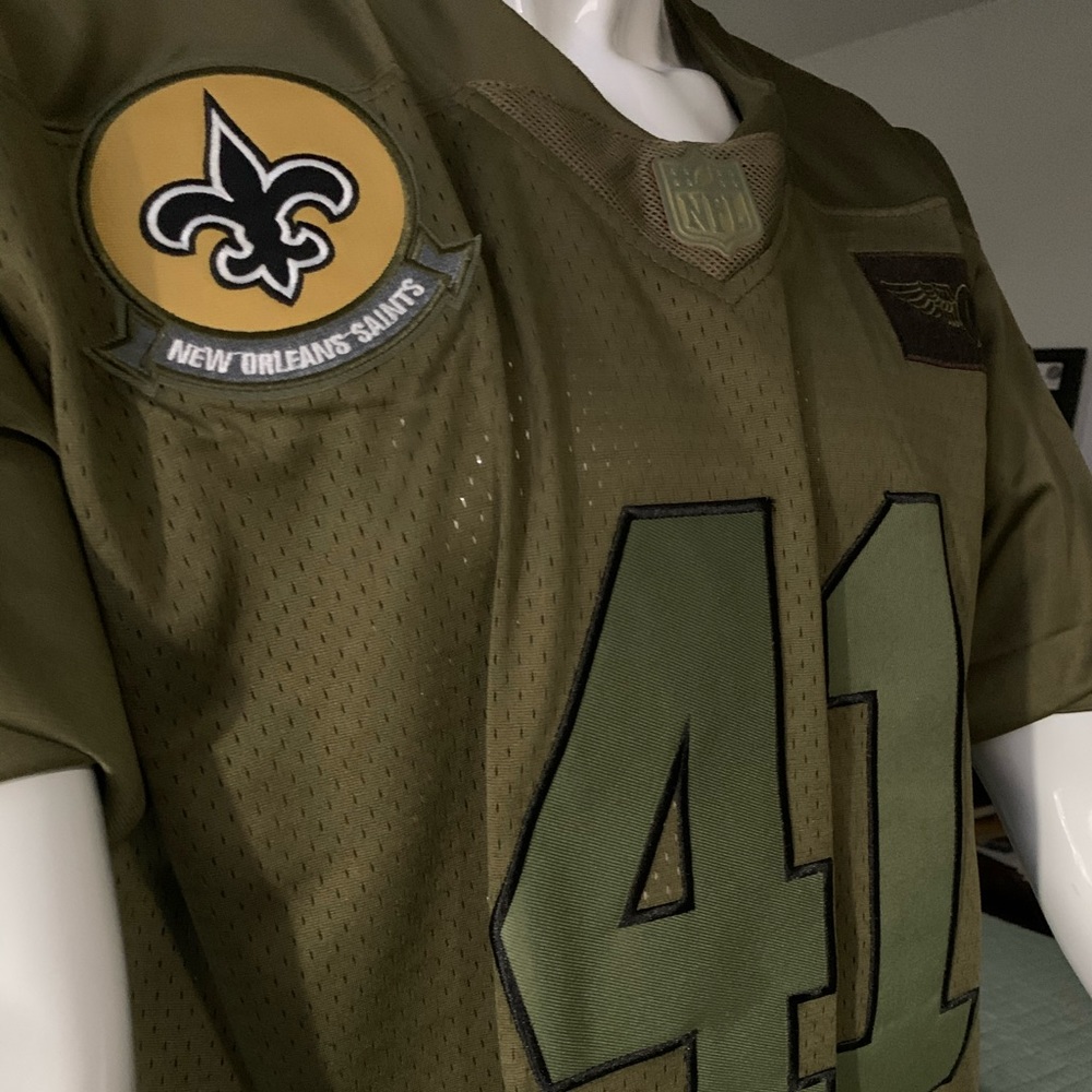 Alvin Kamara Saints Salute Large Jersey 2020